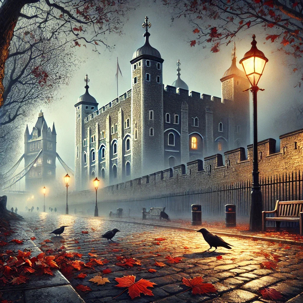 Foggy Tower London Canvas