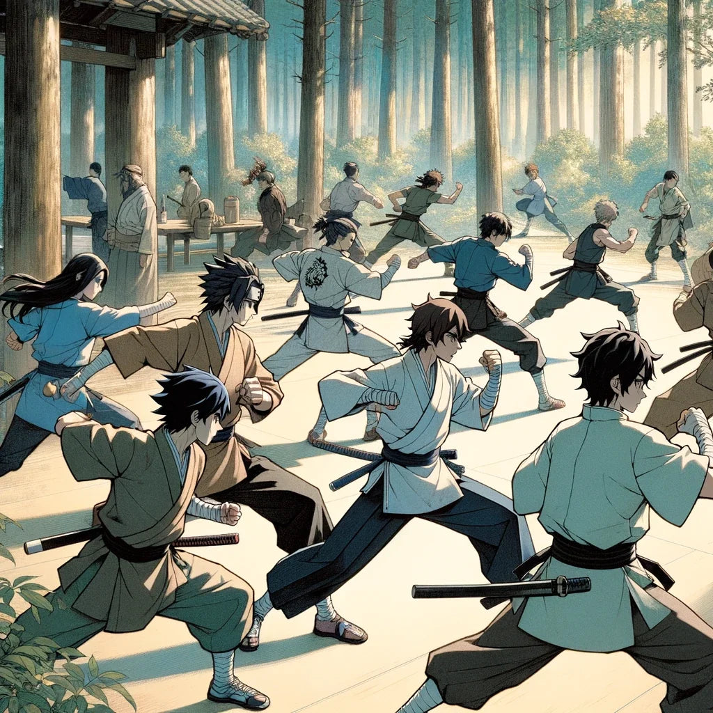 Forest Dojo Chronicles Cotton Cushion