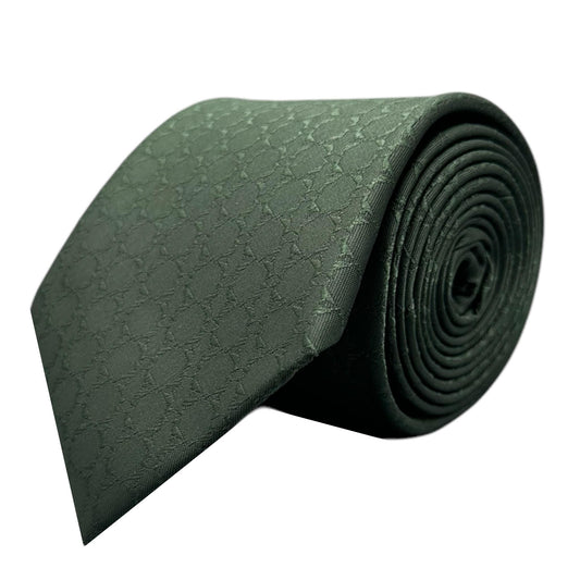Forest Green Textured Tie