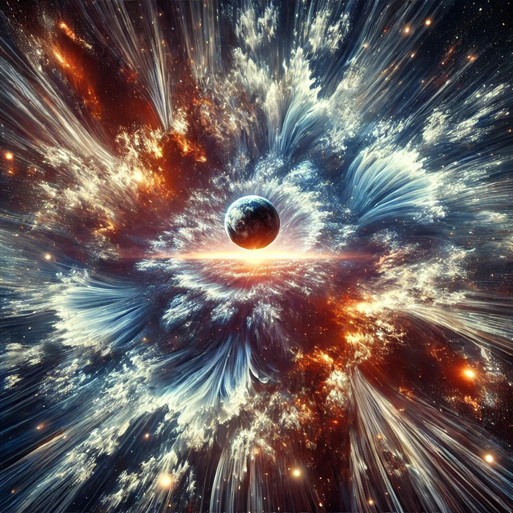 Fractal Vortex Cosmos Canvas