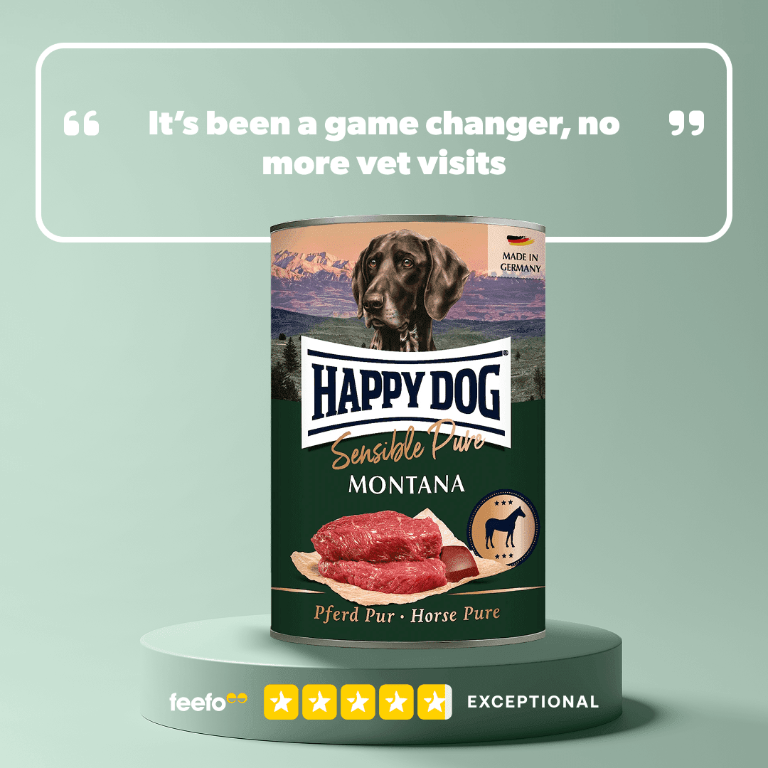 Happy Dog Pure Sensitive Horse Wet Dog Food (Montana)