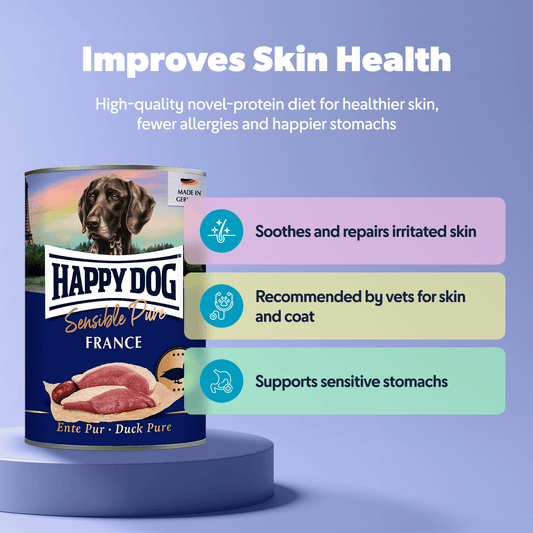 Happy Dog Pure Duck Wet Dog Food (France)