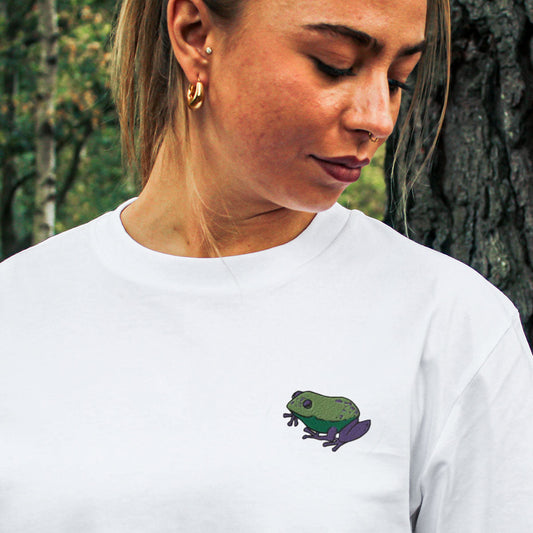 Frog Embroidered T-Shirt (Unisex)