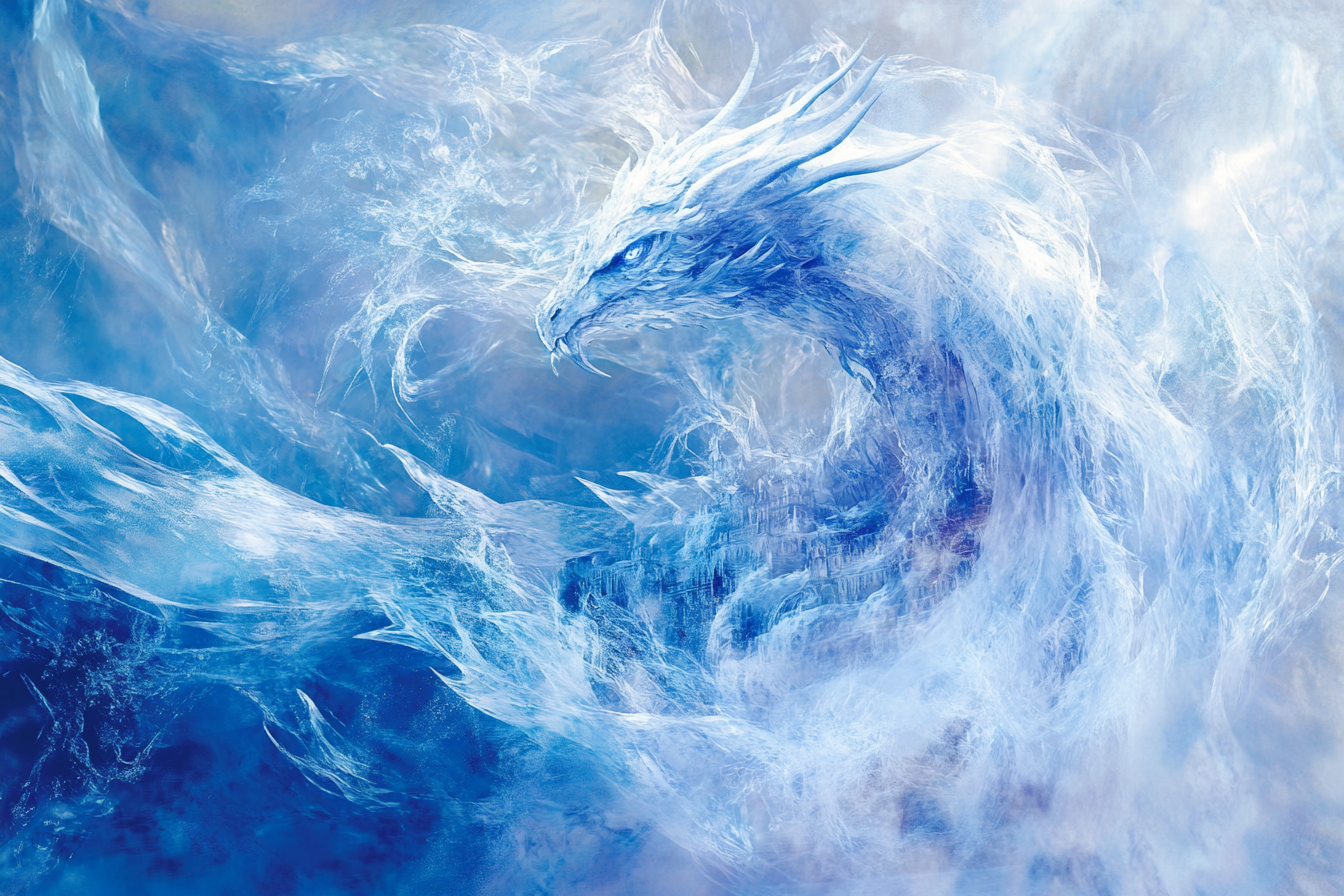 Frostbound Guardian Blanket