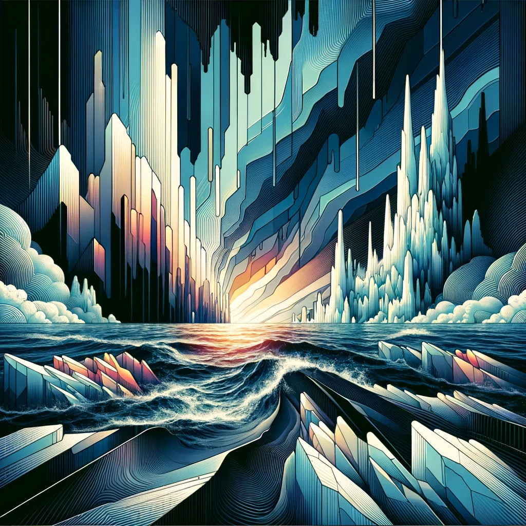 Frozen Waters Canvas