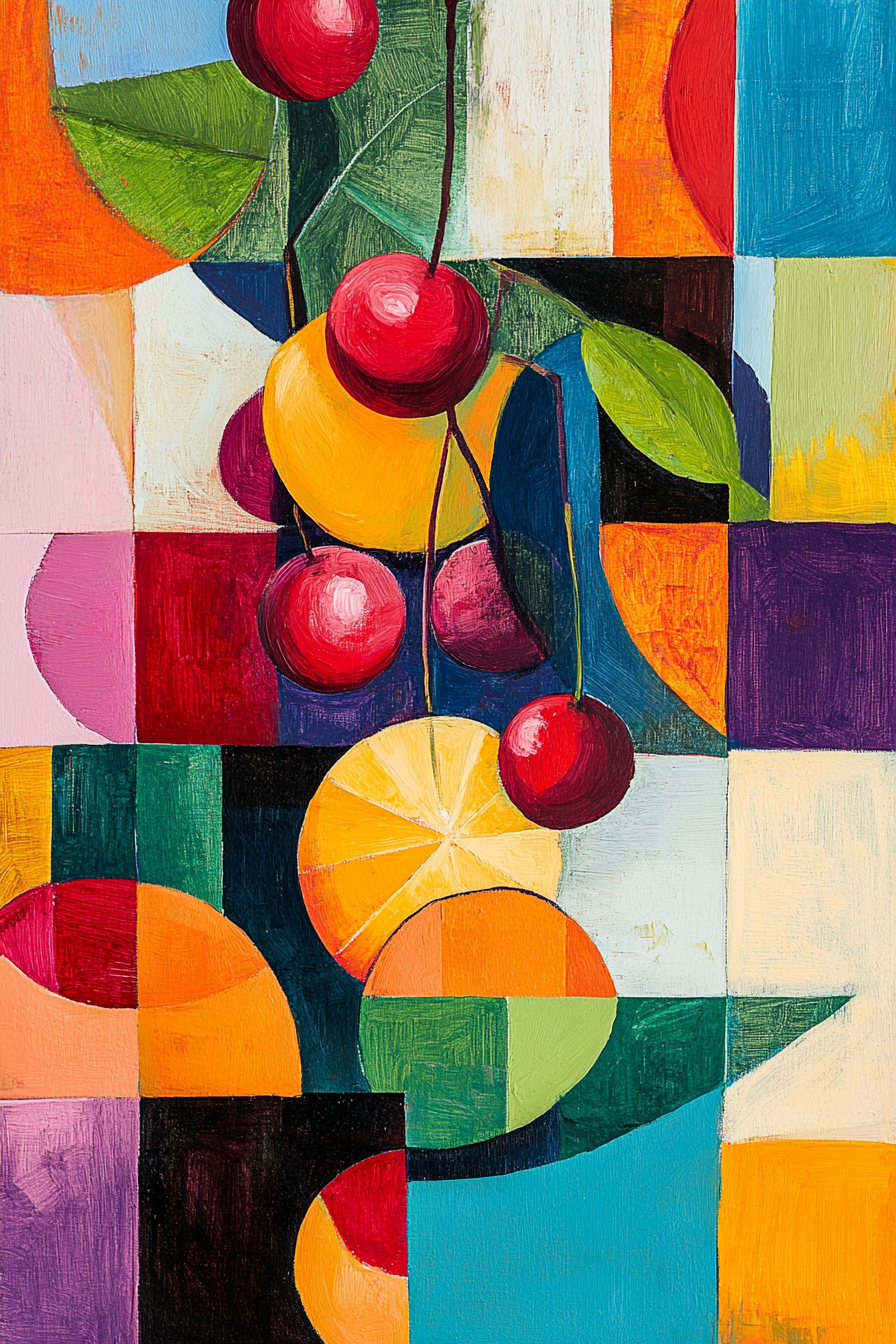 Fruity Geometry Canvas