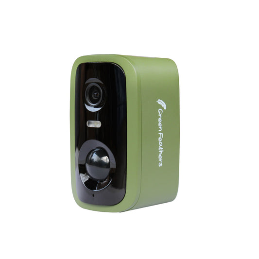 Add-on Wireless Solar Powered Bird Box Camera for Green Feathers 7 Inch Screen