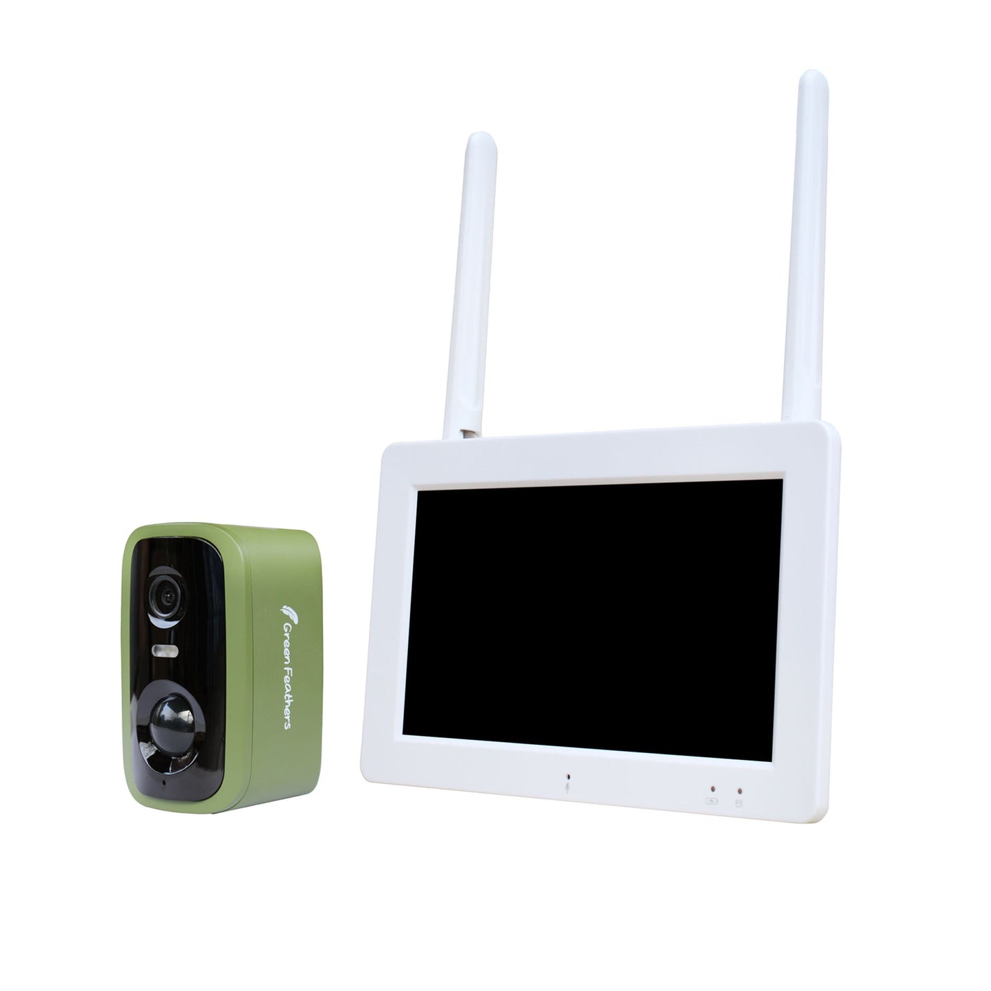 Add-on Wireless Solar Powered Bird Box Camera for Green Feathers 7 Inch Screen