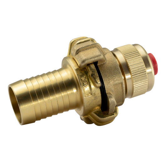Geka Type Brass Claw Set – 25mm Barb and 3/4” Hose Connector