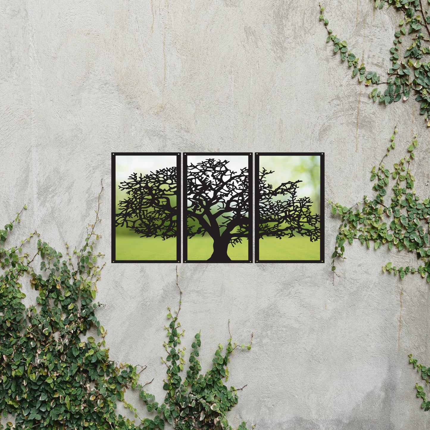 SunCatcher Garden Mirror Set of Three Panels Tree