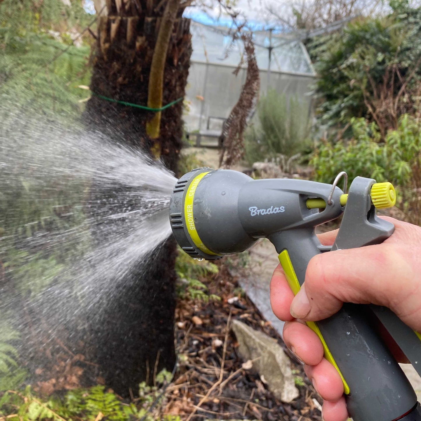 Hose Gun Water Sprayer Multi Adjustable, Lime