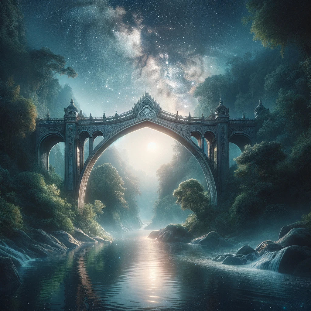 Galactic Bridge Cotton Cushion