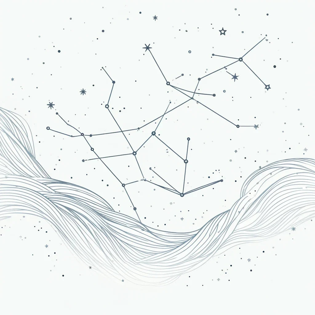 Galactic Lines Canvas