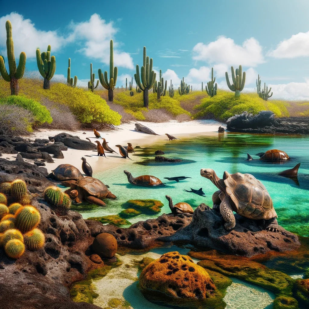 Galapagos Shoreline Canvas