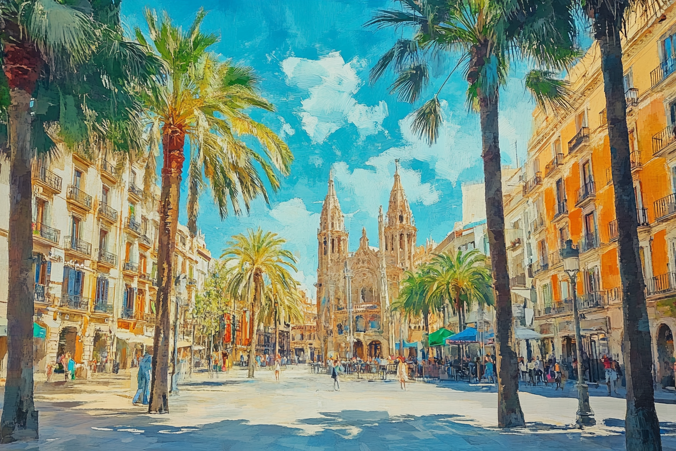 Gaudí's Barcelona Canvas