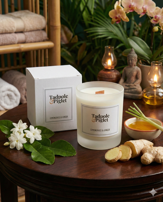 Lemongrass & Ginger Scented Candle