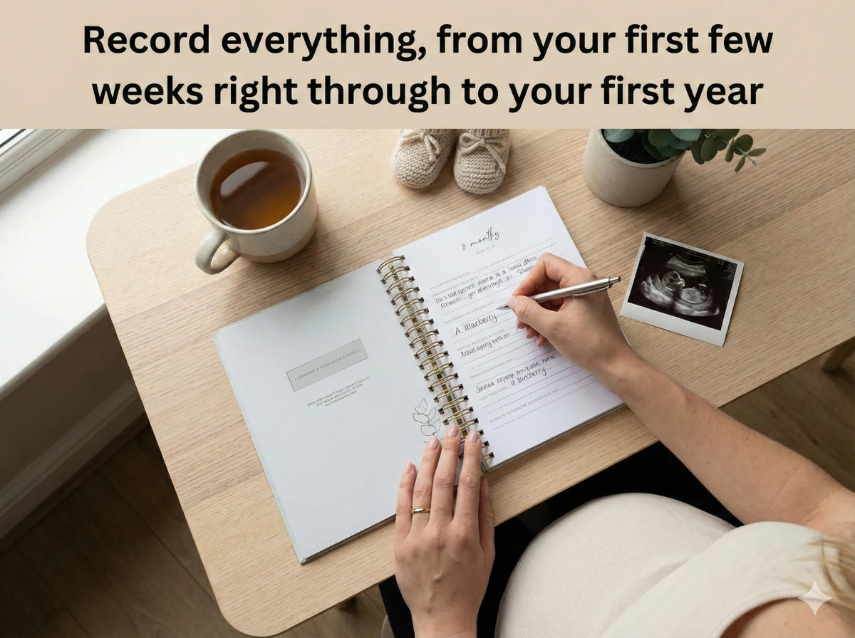 Pregnancy Memory Book - Journal for First Time Moms