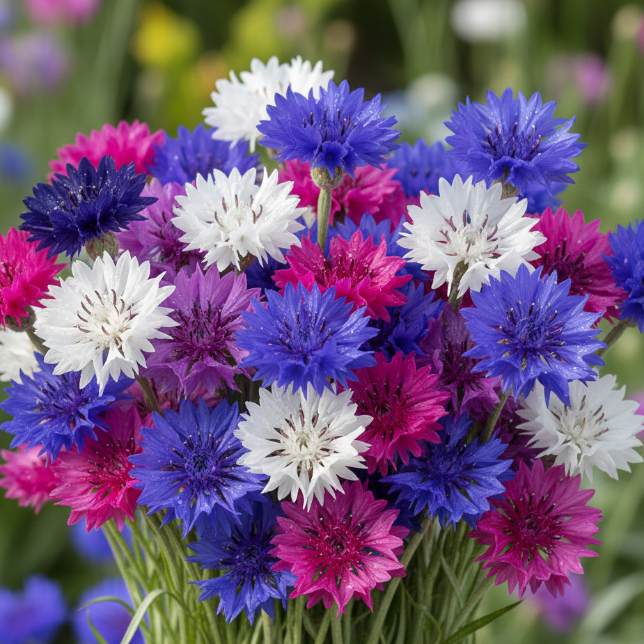 Cornflower Polka Dot Mixed