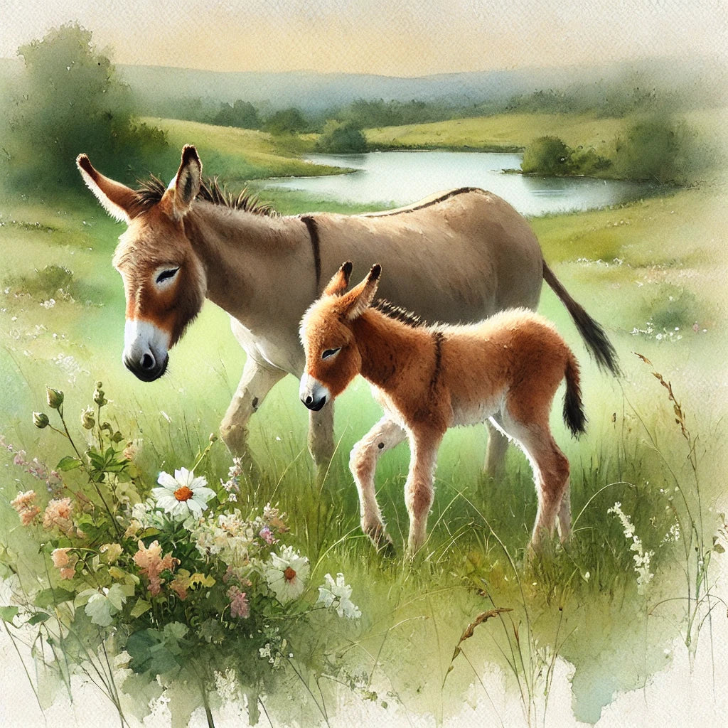 Gentle Meadow Companions Canvas