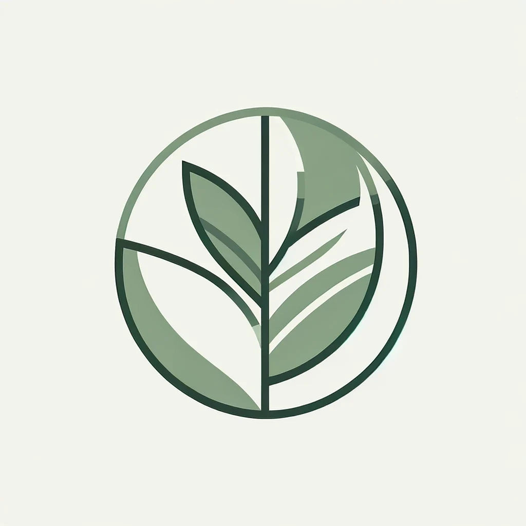 Geometric Leaf Canvas