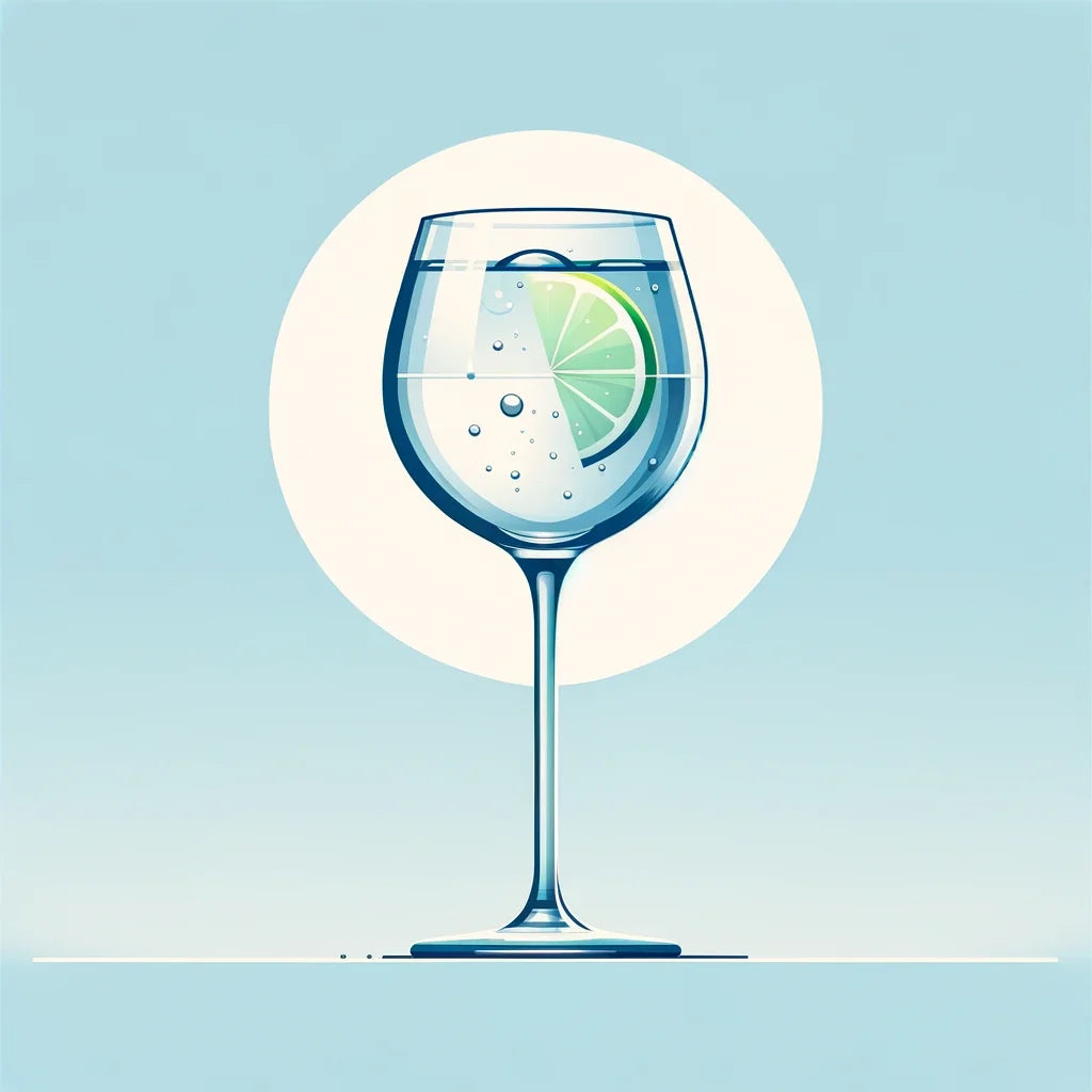 Gin and Tonic Minimalist Canvas