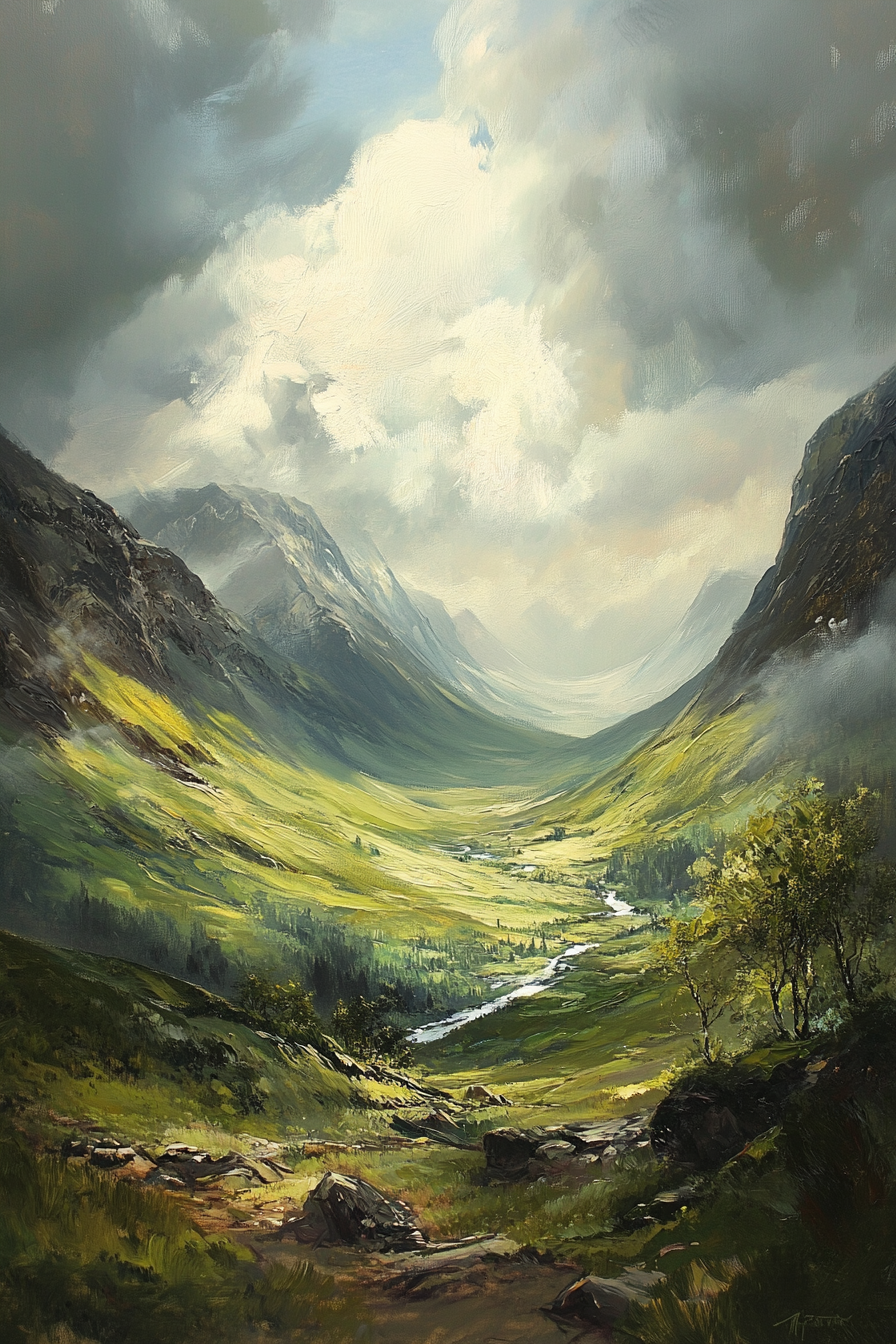 Glen Coe Nature Canvas