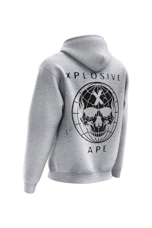 XAPE Global Hoodie - Heather Grey