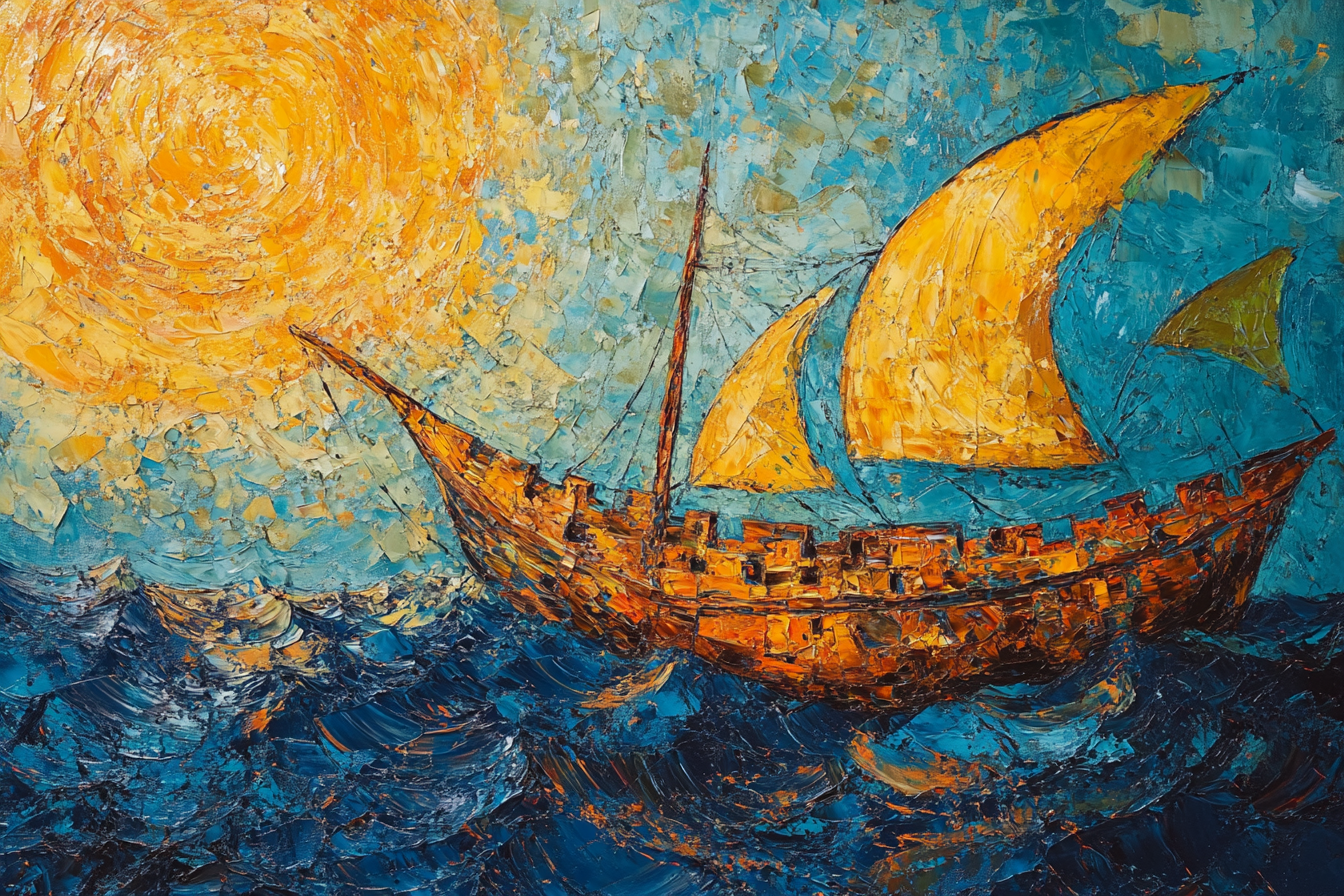 Golden Voyage Canvas