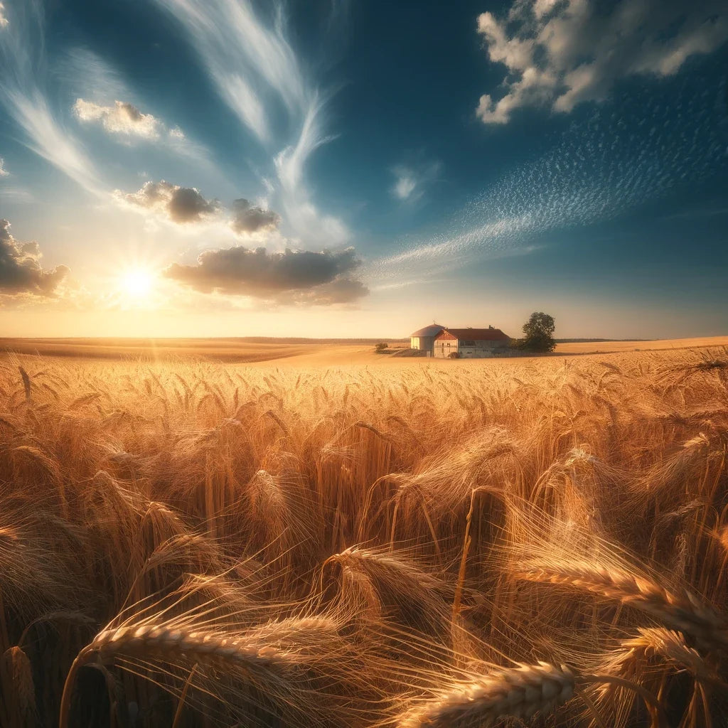Golden Wheat Fields Canvas