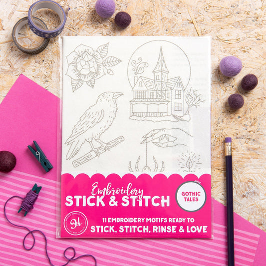 'Gothic Tales' Halloween Stick & Stitch Embroidery Pack