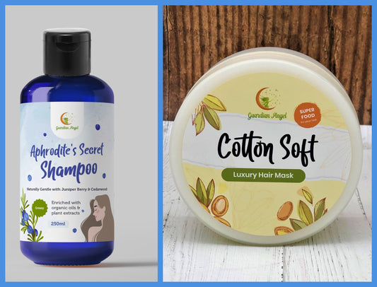 Organic and Natural GREASY HAIR Shampoo & Hair Mask Set