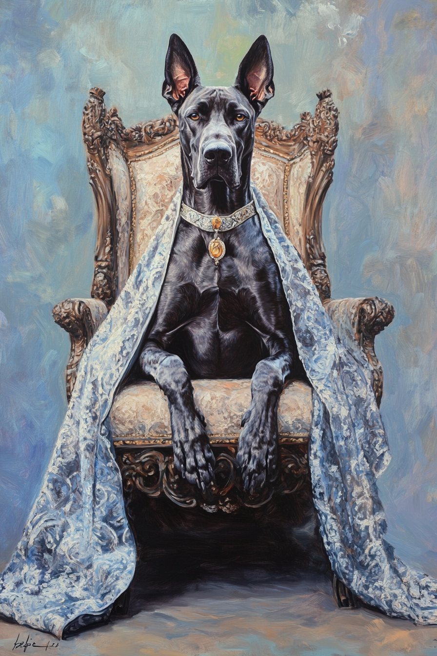 Great Dane Majesty Canvas