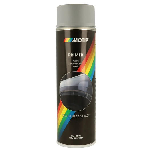 Motip Primer Spray 500ml, Available in 4 Colours