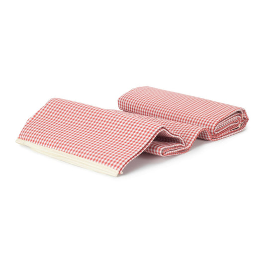 Red & White Gingham Waterproof Picnic Blanket