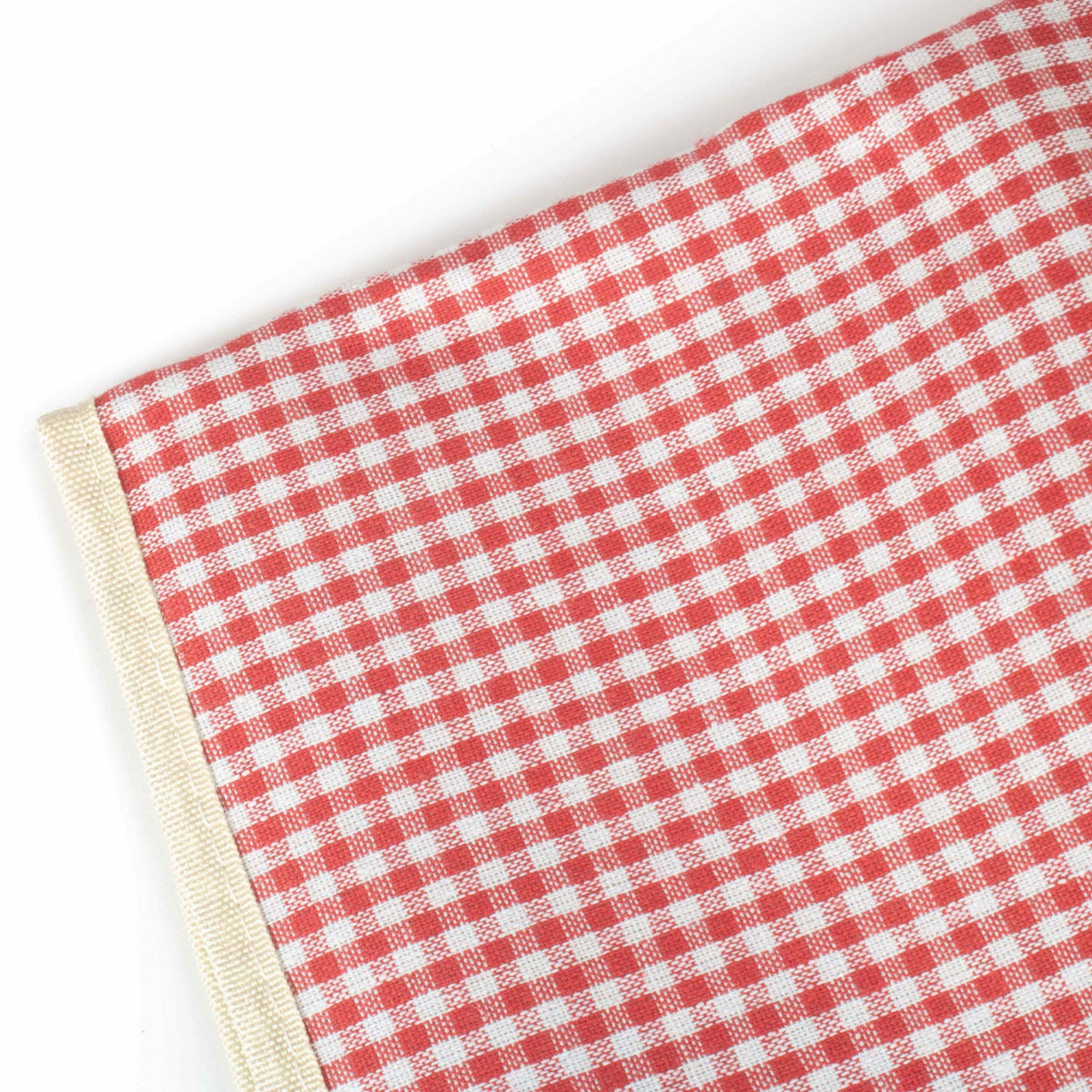 Red & White Gingham Waterproof Picnic Blanket