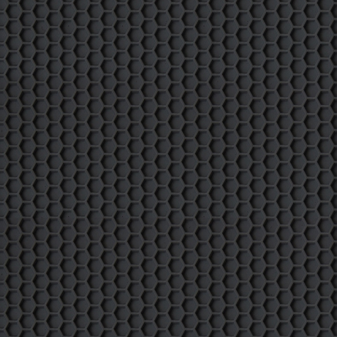Hex PVC Rubber Mats - Black 1.5m Wide - Sold By The Metre