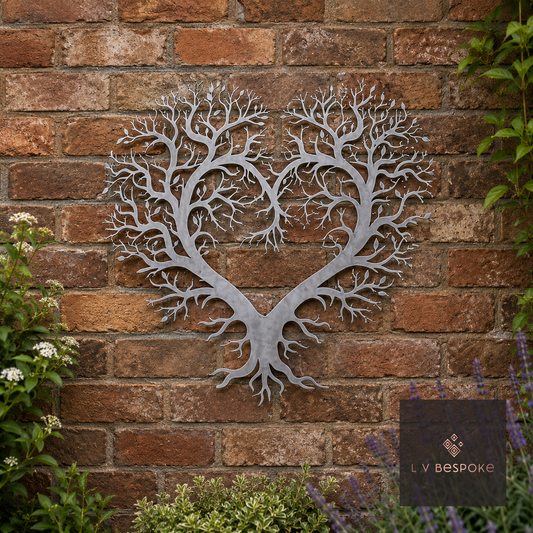 Heart and Fairy Garden Wall Art