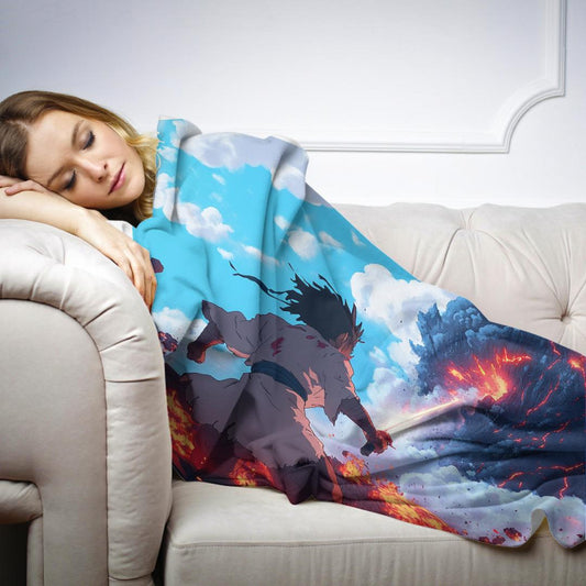Fiery Duel Blanket