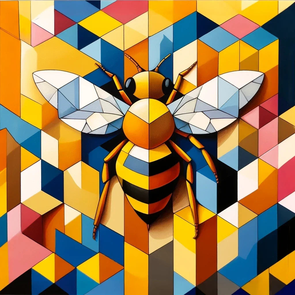Harmony of the Hive Bee Canvas