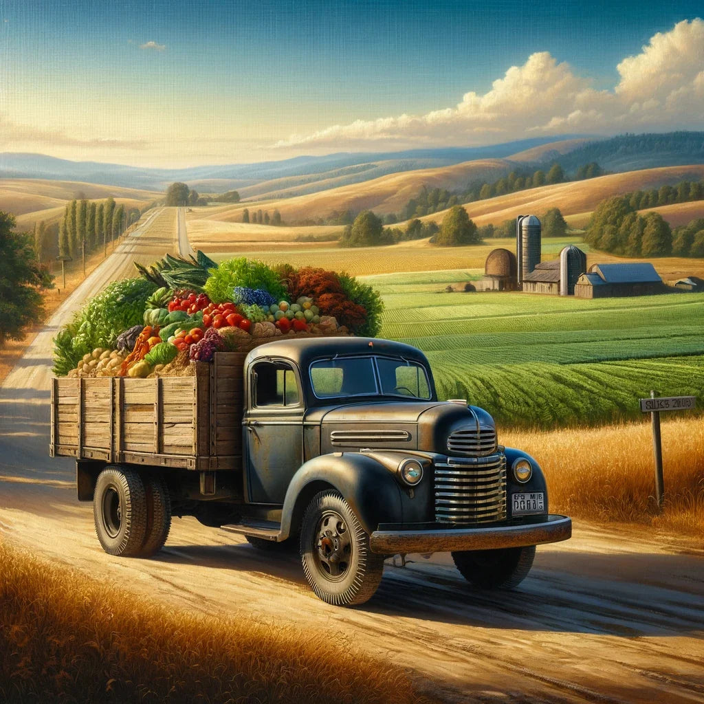 Harvest Road Journey Cotton Cushion