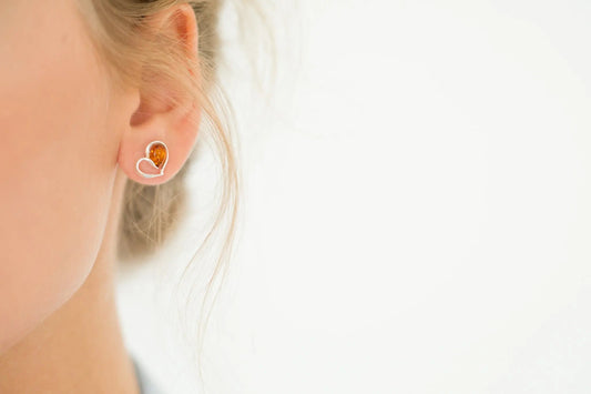 Heart Stud Earrings