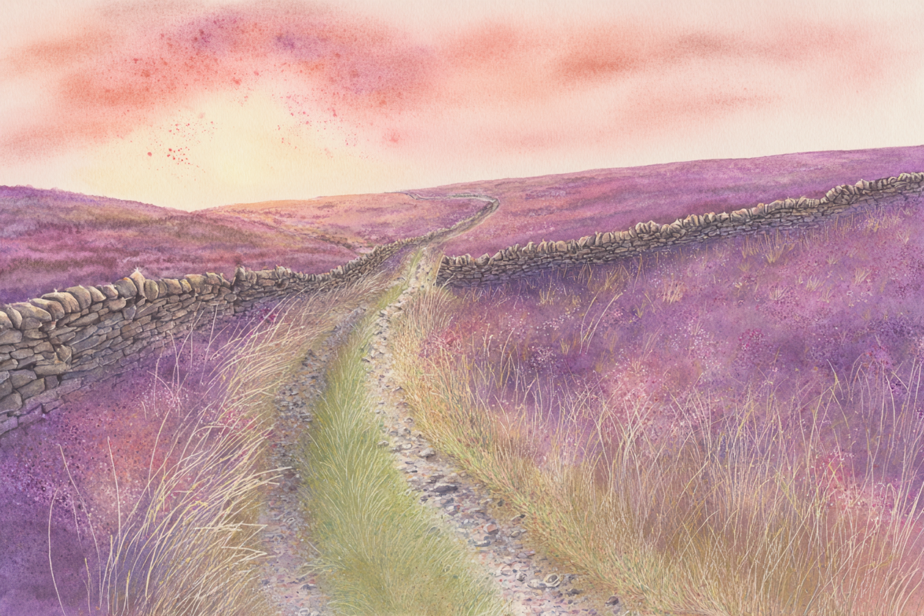 Heather Pathway Canvas