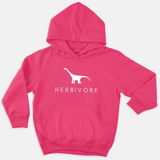 Herbivore Dinosaur Kids Hoodie (Unisex)