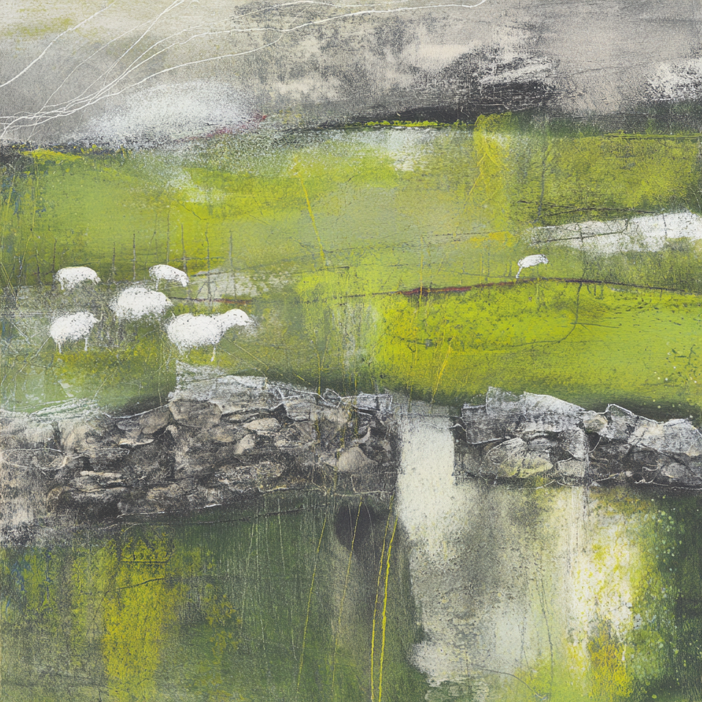 Hidden Rose Pastures Canvas