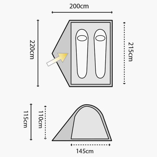 Highlander Birch 2 Tent