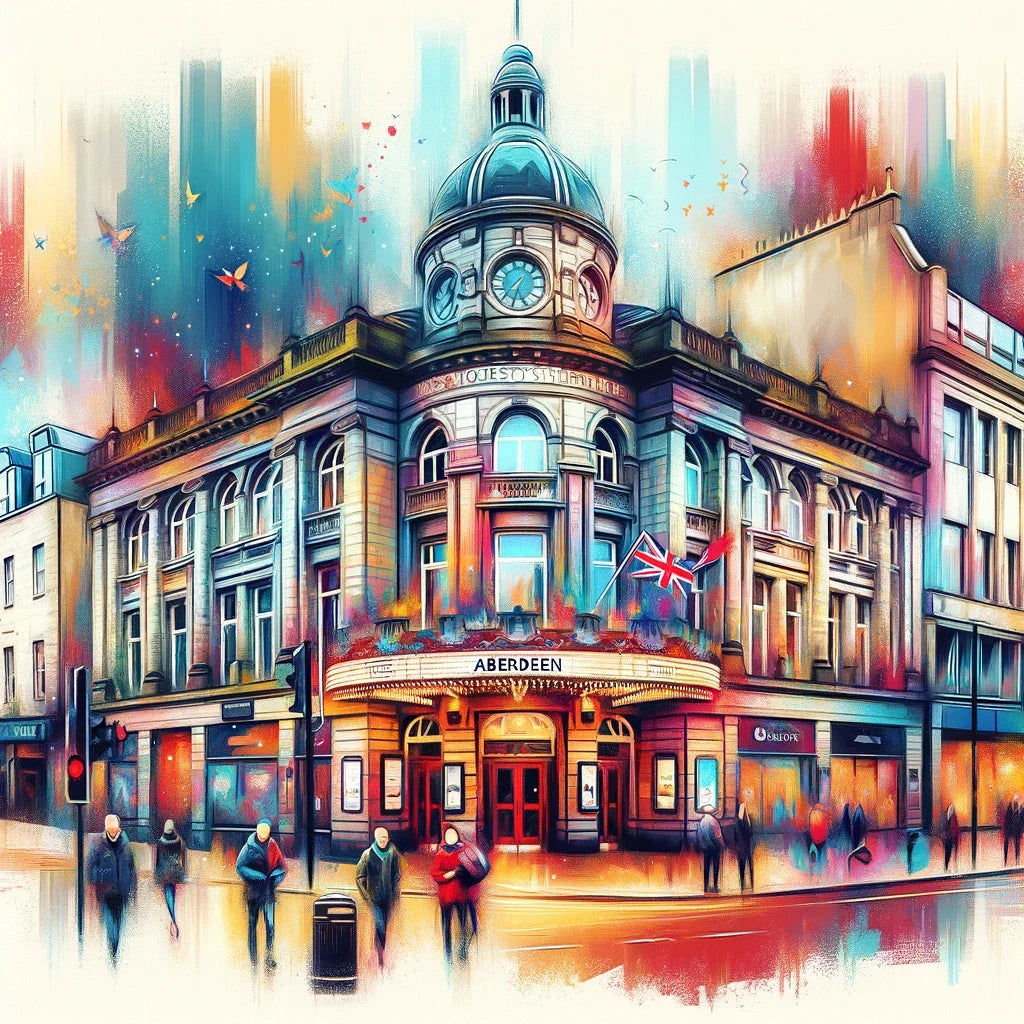 Aberdeen His Majesty's Theatre Whimsy Canvas