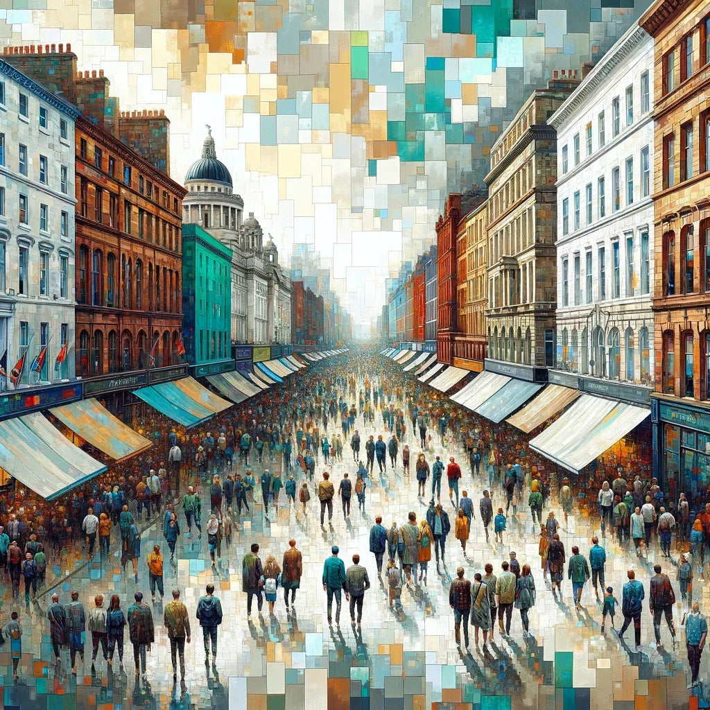Liverpool's Hope Street Harmony Canvas