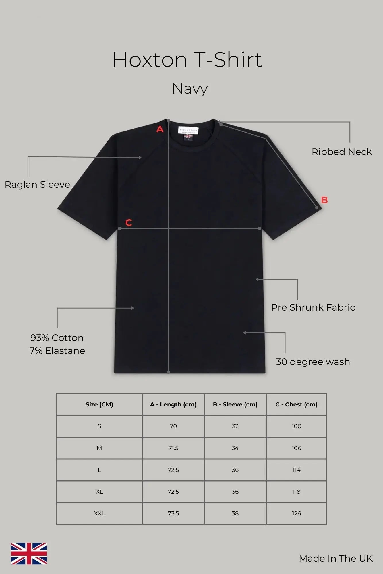 Hoxton T-shirt - Navy