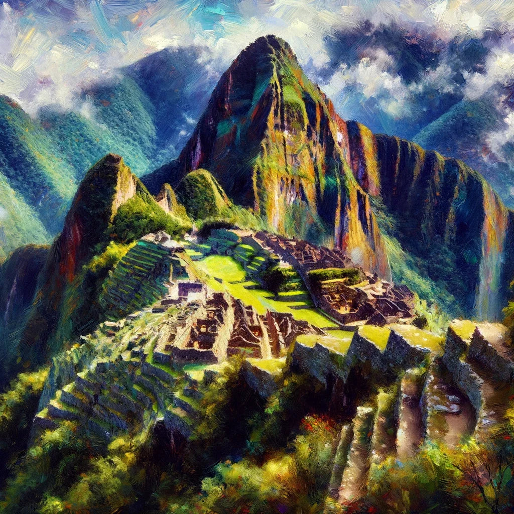 Huayna Picchu Vibrance Canvas