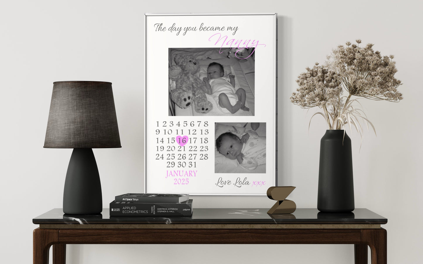 Personalised Nanny Mother’s Day Photo Print Gift